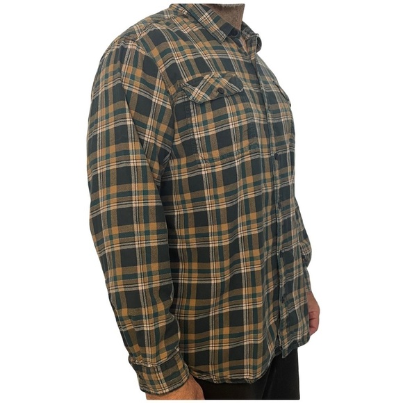 Omni-Wick Mens Plaid Flannel Shirt XXL Columbia - Picture 2 of 11